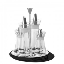 Casa Bugatti Glamour zestaw na przyprawy, czarny