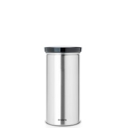 Brabantia Senseo pojemnik do kawy lub herbaty, stal matowa FPP pokrywa szara