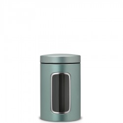 Brabantia Storage pojemnik kuchenny z okienkiem, Mettalic mint