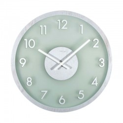 NeXtime Frosted Wood Zegar