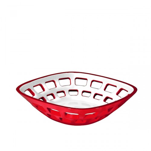 Guzzini Vintage koszyk na pieczywo, czerwony