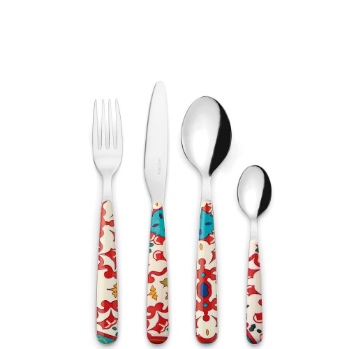 Guzzini FLOWER&LEMON komplet sztucw 24- elementowy