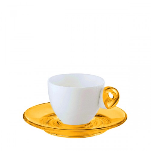 Guzzini Art & Cafe fili�anki espresso 2 szt, pomara�czowe