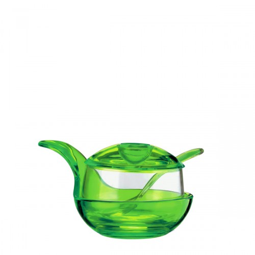 Guzzini Murano cukiernica, zielona