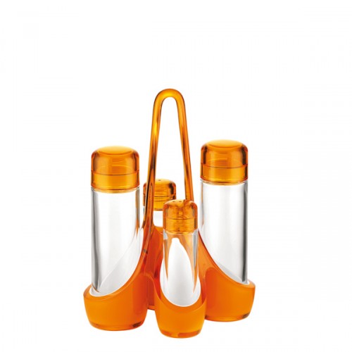 Guzzini Mirage zestaw do przypraw, pomara�czowy