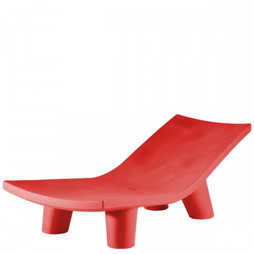 Slide Low Lita Lounge leżanka, kolor czerwony