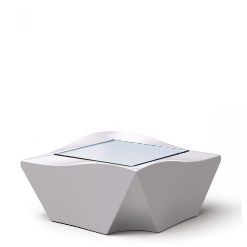 Slide Kami Ni st�, kolor bia�y lakierowany