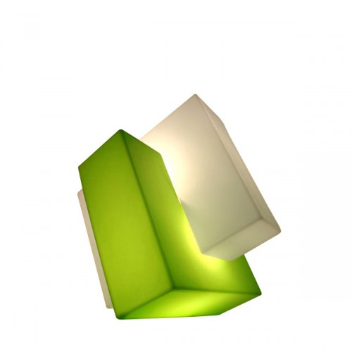 Slide Pzl lampa dekoracyjna, kolor zielony