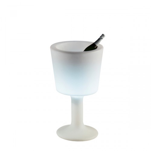 Slide Light Drink lampa w kształcie kielicha, kolor biały