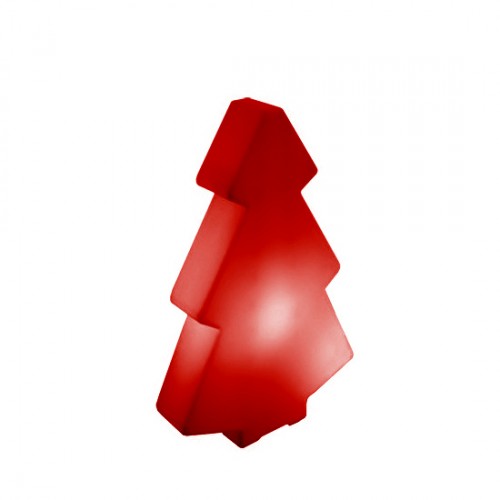 Slide Lightree Out lampa w ksztacie drzewka, kolor czerwony