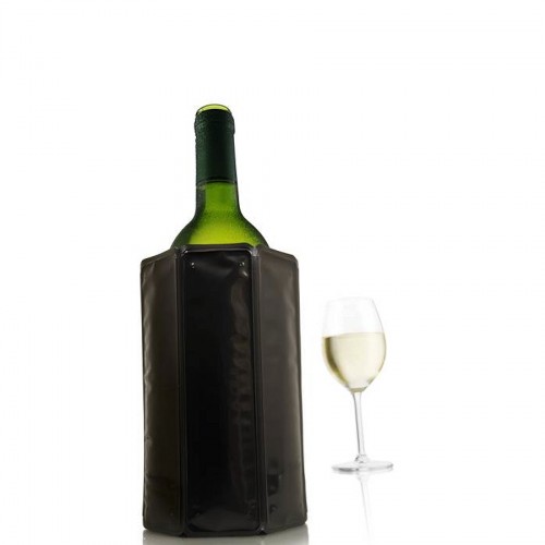 Vacu Vin Black cooler do butelki wina, kolor czarny