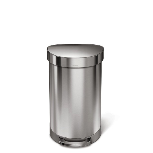 simplehuman simplehuman kosz na śmieci pedałowy, półokrągły