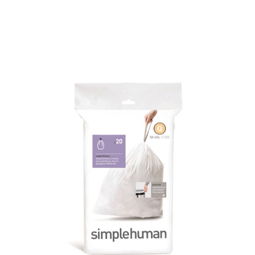 simplehuman simplehuman worki na śmieci, 50-65 l, 20 szt
