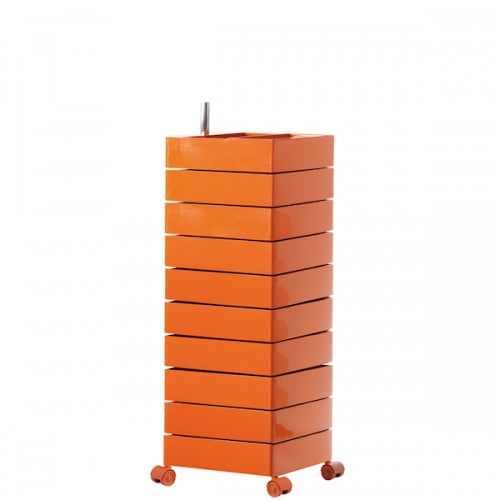 MAGIS 360 Container podrczna szafka z szufladami, kolor pomaraczowy