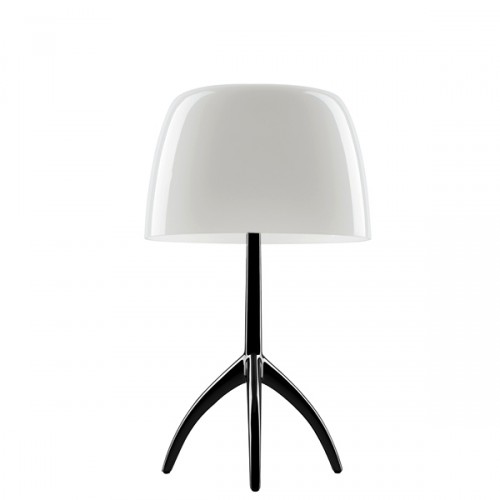 FOSCARINI Lumiere 05 lampa stoj�ca, kolor bia�o-czarny