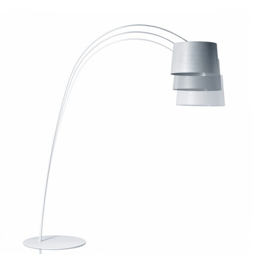 FOSCARINI Twiggy LED lampa stoj�ca, kolor bia�y