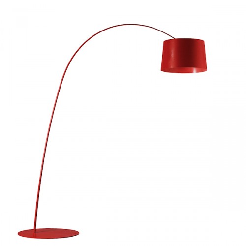 FOSCARINI Twiggy LED lampa stojca, kolor czerwony