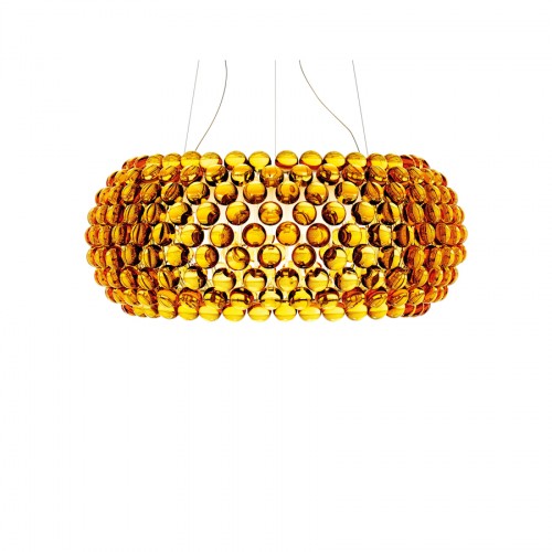 FOSCARINI Caboche lampa wisz�ca, du�a, kolor ��to-z�oty