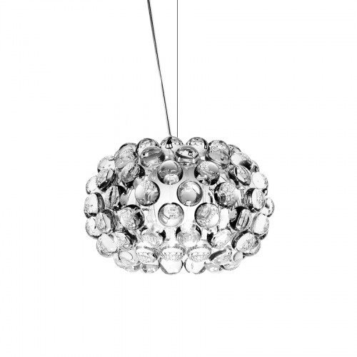 FOSCARINI Caboche lampa wisząca, mała, kolor transparentny
