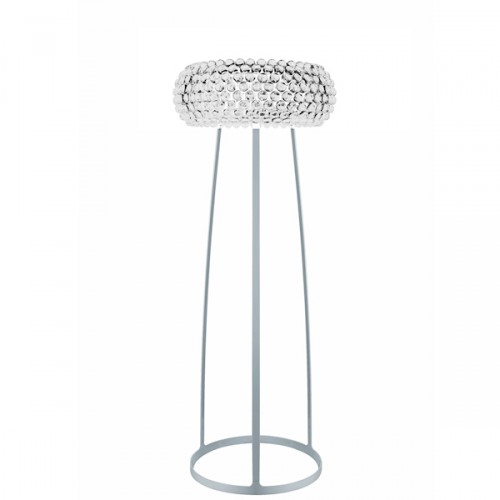 FOSCARINI Caboche large lampa stojca, dua, kolor transparentny