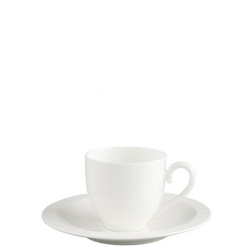 Villeroy & Boch White Pearl filiżanka do espresso ze spodkiem
