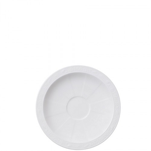 Villeroy & Boch White Pearl spodek do filianki do espresso