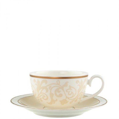 Villeroy & Boch Ivoire filiżanka śniadaniowa ze spodkiem