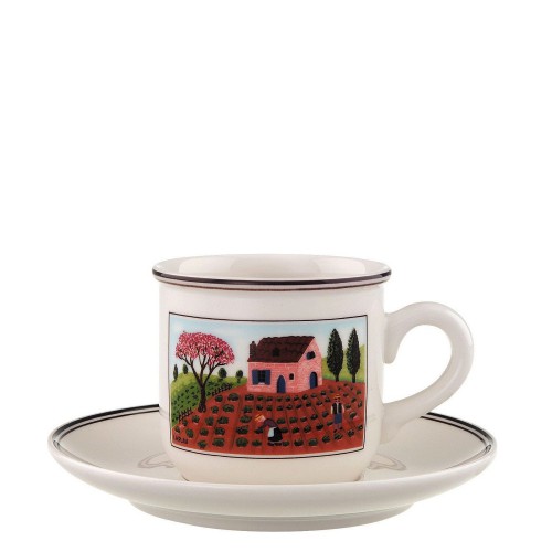Villeroy & Boch Design Naif Filiżanka do kawy ze spodkiem