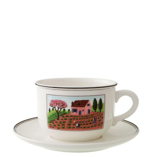 Villeroy & Boch Design Naif Filiżanka do kawy lub herbaty ze spodkiem
