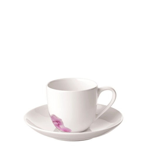 Villeroy & Boch Rose Garden filianka do espresso z biaym spodkiem