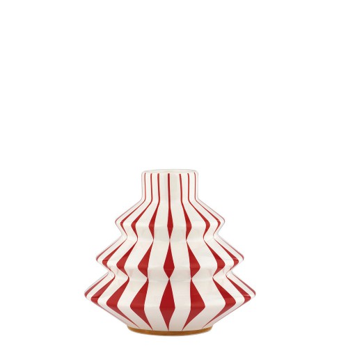 Alessi Delight Porcelanowy świecznik, ręcznie zdobiony kalkomaniami