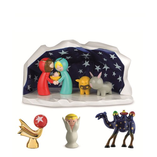 Alessi Happy Eternity Baby porcelanowa szopka z figurkami