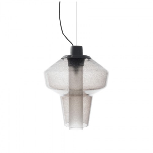 Diesel Foscarini Metal glass 1 lampa wiszca, kolor szary