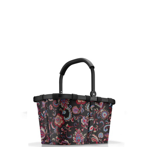 Reisenthel carrybag frame paisley black koszyk na zakupy