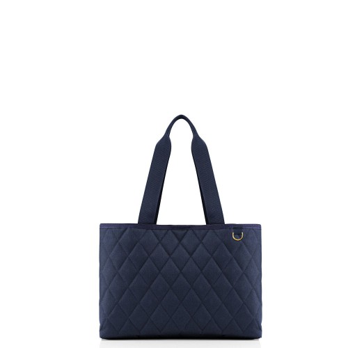 Reisenthel classic shopper L rhombus midnight gold torba