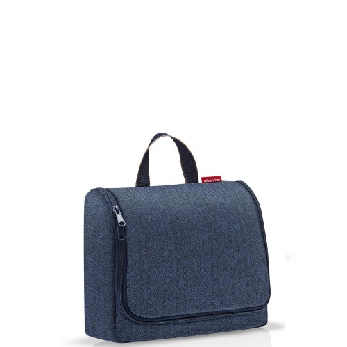 Reisenthel toiletbag XL kosmetyczka herringbone dark blue