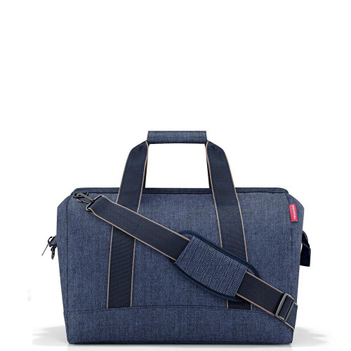 Reisenthel allrounder L torba herringbone dark blue