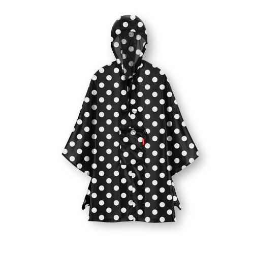 Reisenthel dots white Peleryna MINI MAXI PONCHO