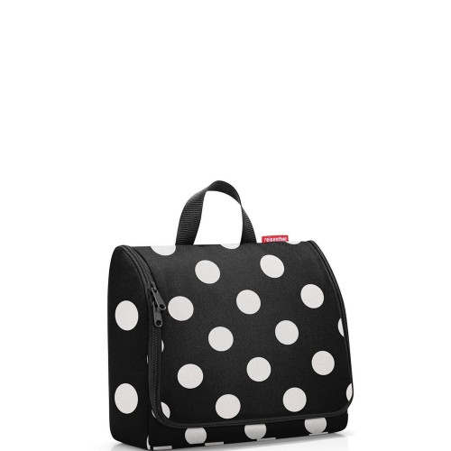 Reisenthel dots white Kosmetyczka TOILETBAG XL