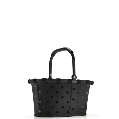 Reisenthel CARRYBAG XS FRAME, glossy dots black koszyk na zakupy