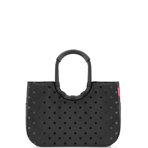 Reisenthel LOOPSHOPPER L FRAME, glossy dots black Torba