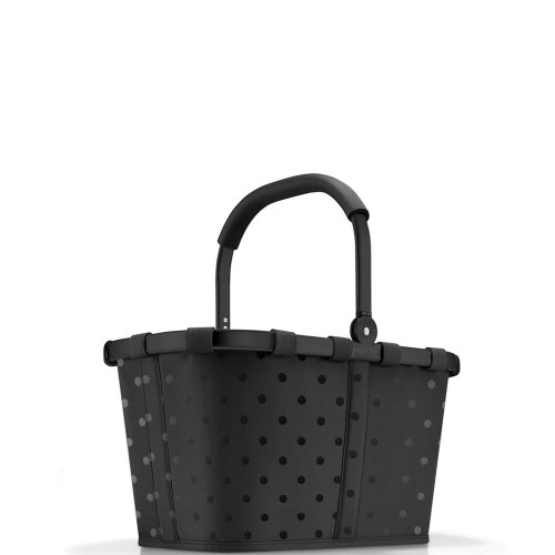 Reisenthel CARRYBAG FRAME, glossy dots black koszyk na zakupy
