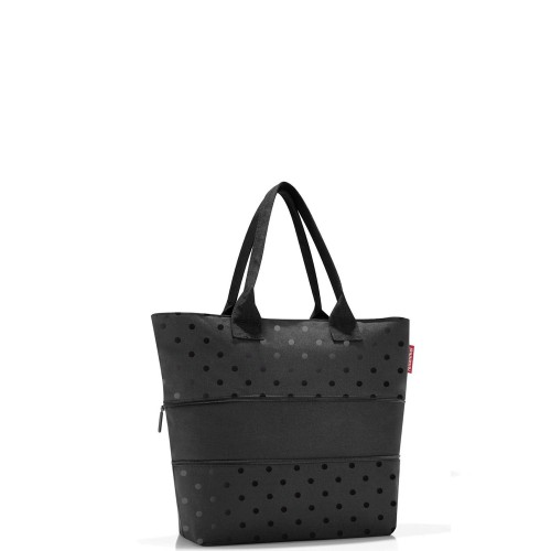 Reisenthel SHOPPER E1, glossy dots black Torba na zakupy