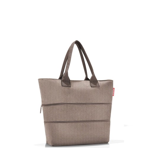 Reisenthel SHOPPER E1, herringbone mokka Torba na zakupy