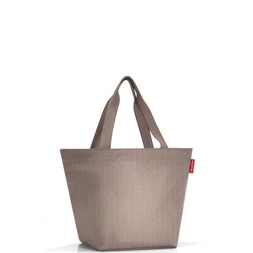 Reisenthel SHOPPER M, herringbone mokka Torba na zakupy