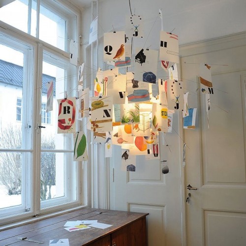 Ingo Maurer Zettel z Munari lampa wisząca, limitowana edycja