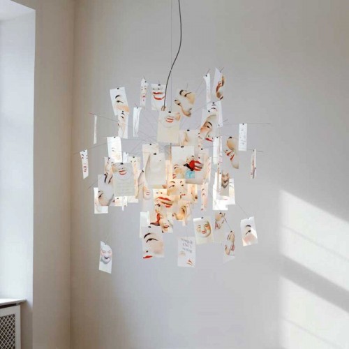 Ingo Maurer Zettel z Munari lampa wisząca, limitowana edycja