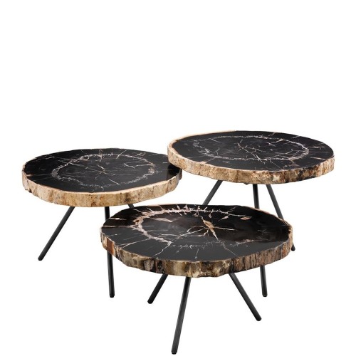 Eichholtz De Soto Komplet trzech stolik�w kawowych