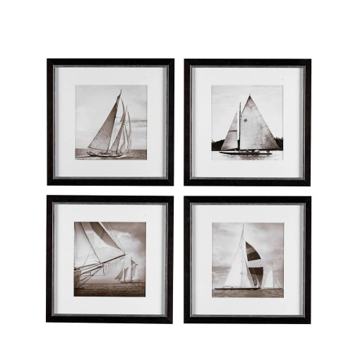 Eichholtz Michael Kahn Boats EC081 zestaw 4 fotoobrazów