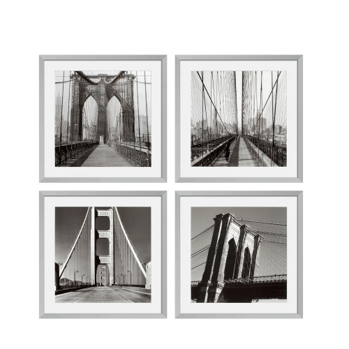 Eichholtz New York Bridges EC193 zestaw 4 fotoobrazów